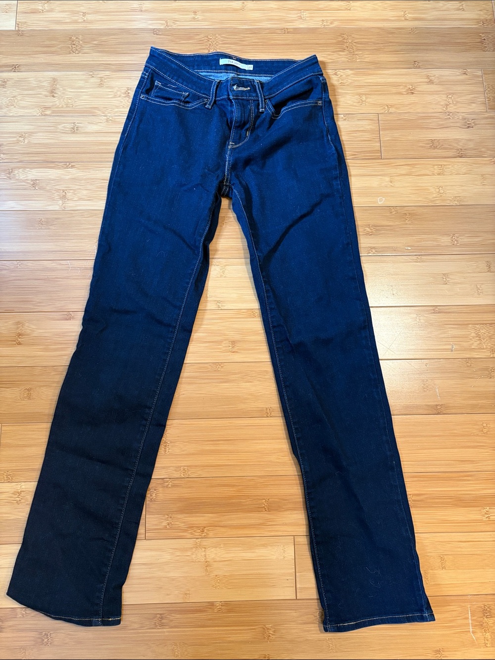 Levi's Dark Indigo Women's Straight-Leg Jeans